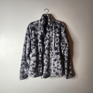 The North Face Osito Fleece Grey Camo Jacket Size Large
